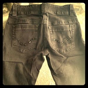 Guess black jeans stretchy size 27